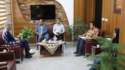 دیدار مدیر عامل شرکت مخابرات منطقه سمنان با دکتر دانایی سرپرست دانشگاه 