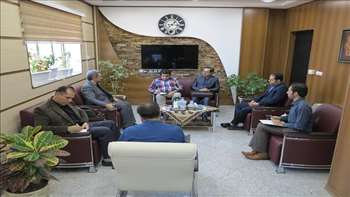 دیدار مدیرکل فناوری اطلاعات استان سمنان با دکتر شادنوش رئیس دانشگاه 95/07/18